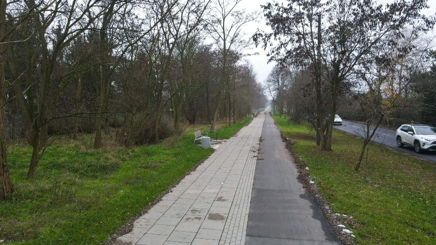 Ulica prowadząca z Ławicy do Skórzewa została wyremontowana...