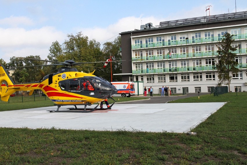 Lądowisko przy szpitalu w Skierniewicach już działa [ZDJĘCIA]