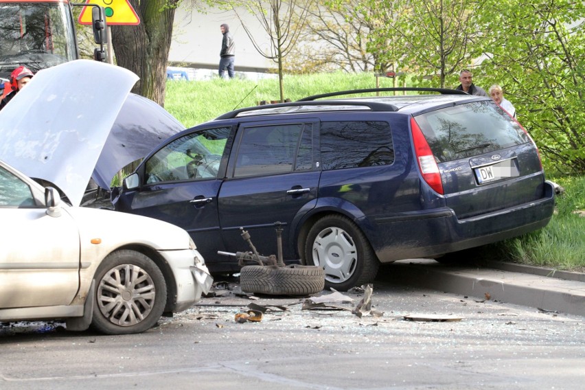 Wypadek na Osobowickiej we Wrocławiu