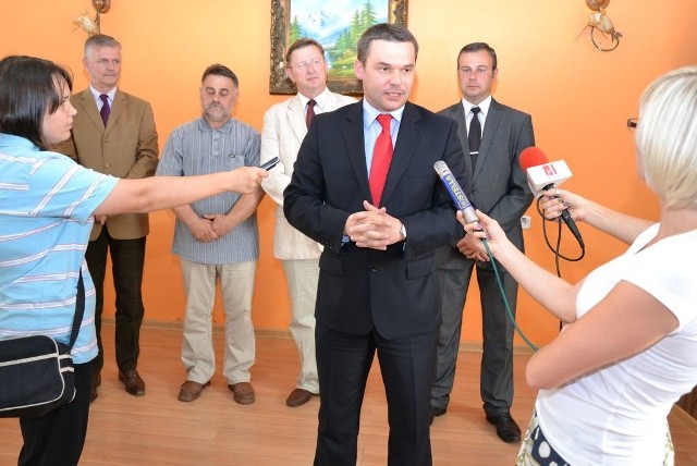 Kandydatów PSL przedstawił wicestarosta stalowowolski Mariusz Sołtys.