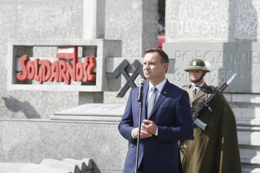 Prezydent Andrzej Duda w Jastrzębiu na uroczystościach...