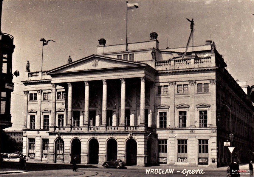 Podczas II wojny światowej budynek Opery Wrocławskiej...
