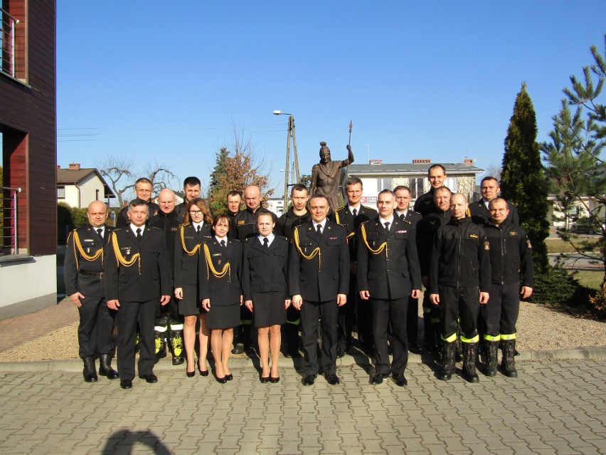 Lublinieccy strażacy pożegnali kolegę, który przeszedł na...