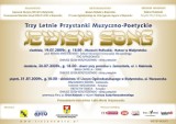 Trzy Letnie Przystanki Muzyczno-Poetyckie Jewish Song