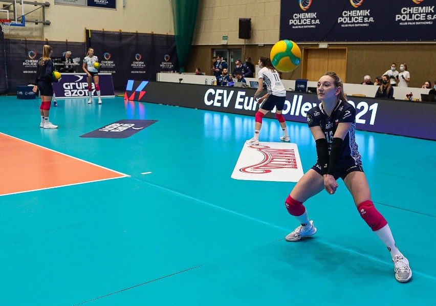 Grupa Azoty Chemik Police - VK UP Ołomuniec 3:0. Szybki mecz w Lidze Mistrzyń. Zobacz zdjęcia