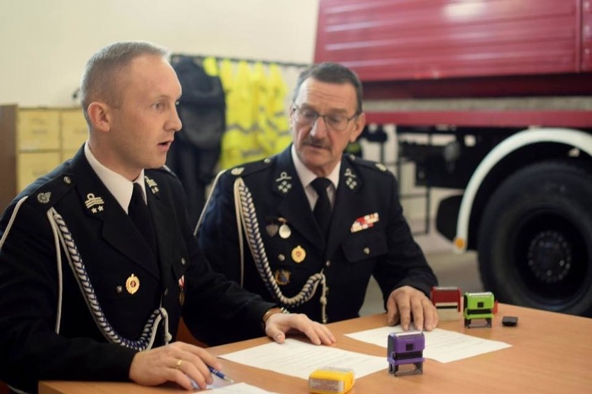 Wójt gminy Kulesze Kościelne dba o strażaków ochotników....