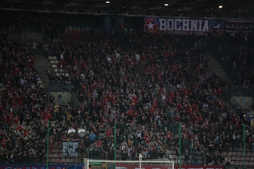 Kibice na meczu Wisła Kraków - Pogoń Szczecin