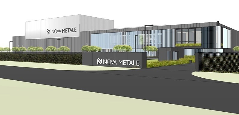 Powierzchnia hali Nova Metale należącej do spółki...