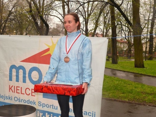 Agnieszka Nawrot z KKL Kielce z dobrej strony pokazał się w ostatnim biegu o Grand Prix MOSiR.