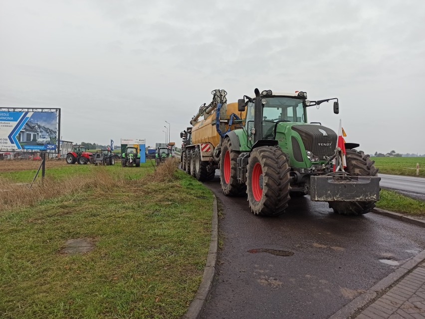 Rolnicy protestują m.in. w powiecie tucholskim