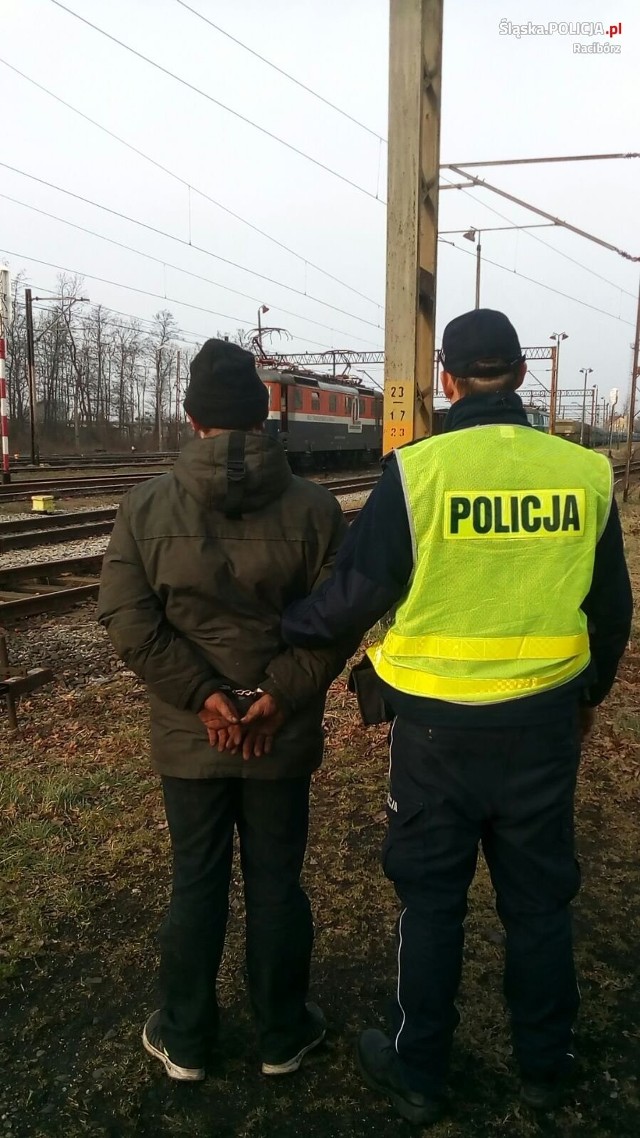 29-latek kradł węgiel z wagonów kolejowych