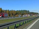 Autostrada A1, Pyrzowice: Kilkukilometrowy korek w stronę Gliwic. Dwie osobówki zderzyły się z ciężarówką