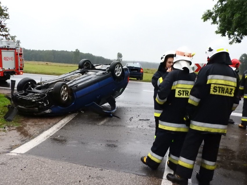 Na miejsce wysłano dwa zastępy straży. Gdy dojechały na...