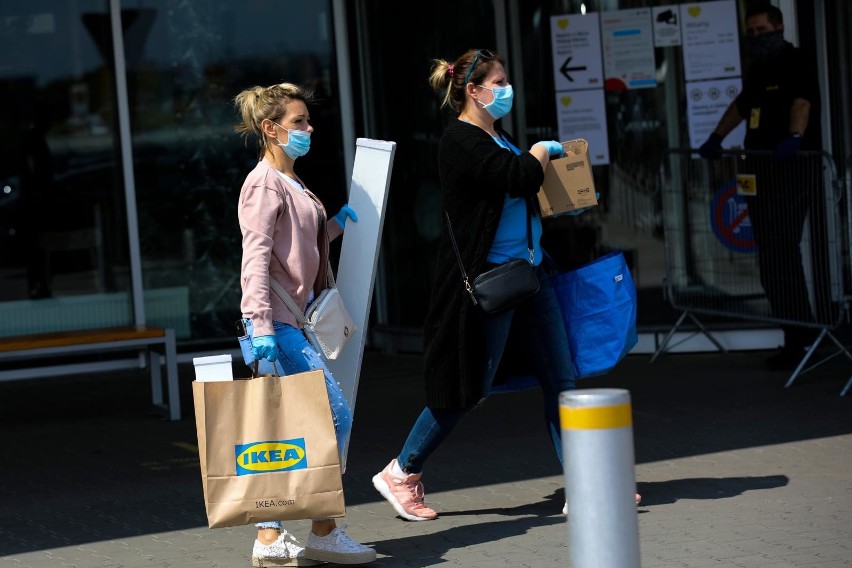 4 maja 2020, Ikea w Krakowie...