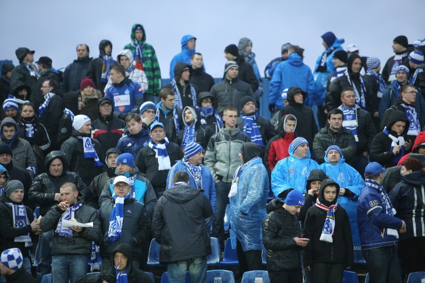 Ruch Chorzów Piast Gliwice zdjęcia kibiców