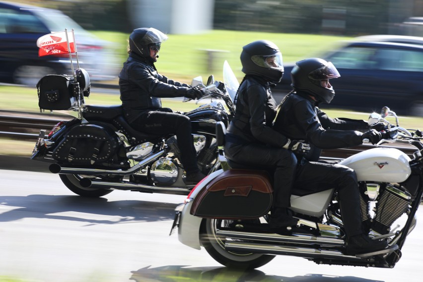 Kraków. Parada Motocyklistów przejechała przez miasto