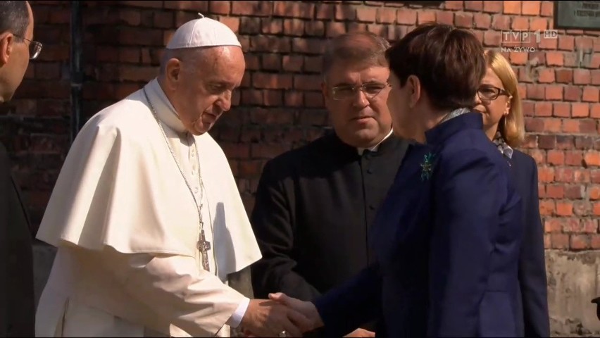 Papież Franciszek w Auschwitz Birkenau