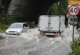 Ulewa w Szczecinie i regionie. Ponad 150 interwencji strażaków