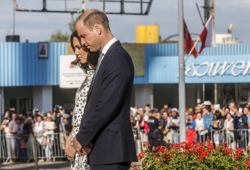 Księżna Kate i książę William na Placu Solidarności w Gdańsku