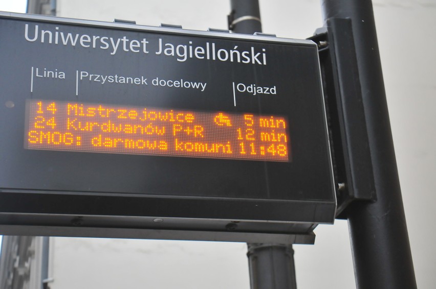 Smog dusił krakowian. Zakładali maseczki, a komunikacją miejską jeździli za darmo