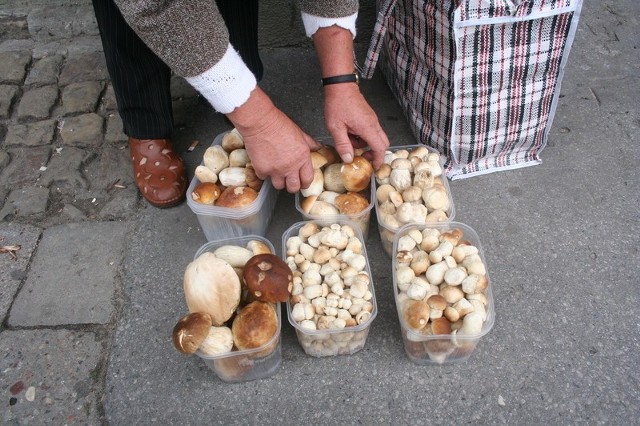 Uważajmy kupując grzyby od ulicznych sprzedawców. Oni też mogą się mylić.