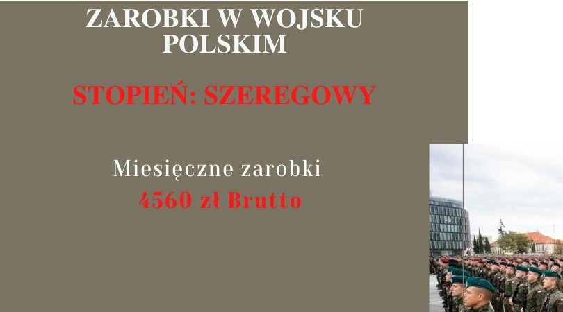 Zarobki żołnierzy 2023. Tyle można zarobić w Wojsku Polskim!