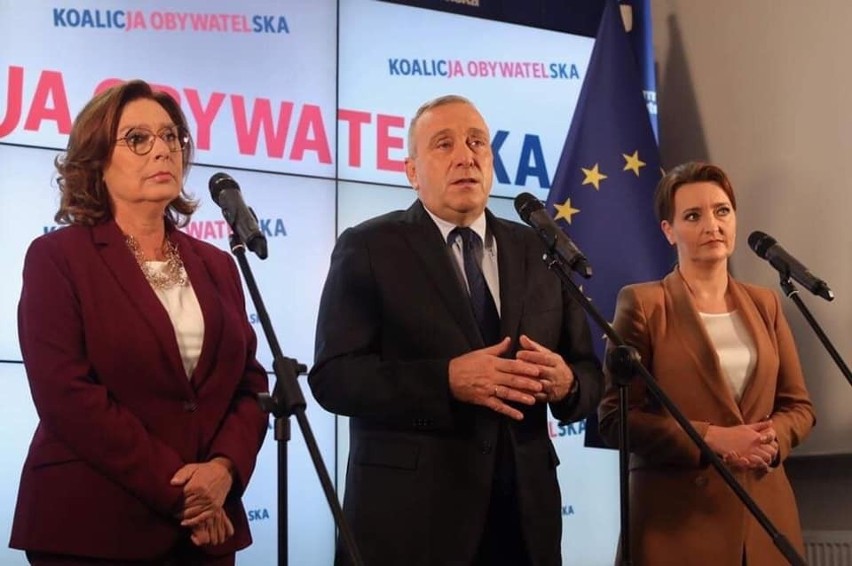 Od lewej posłowie Małgorzata Kidawa - Błońska, Grzegorz...