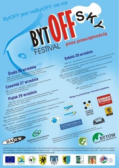 Świetne spektale i dobra muzyka - wybierz się na BytOFFsky Festiwal (program)