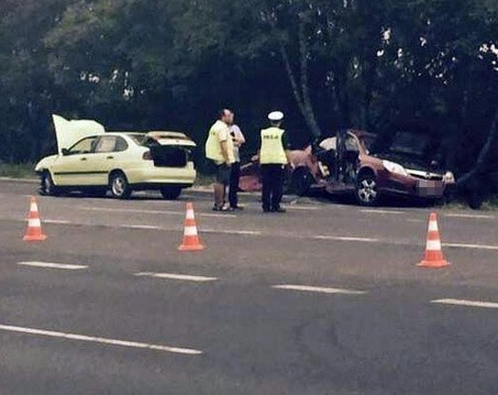 Wypadek radiowozu w Mikołowie. Nieoznakowany policyjny...