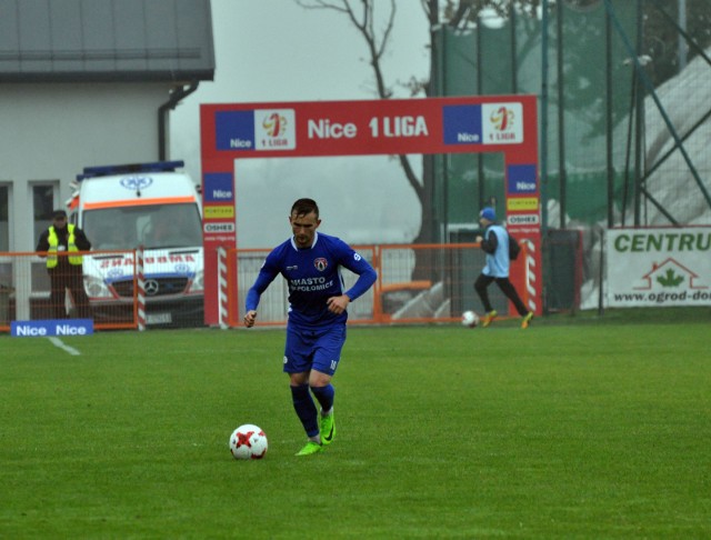 Maciej Domański (Puszcza Niepołomice) strzelił ósmą bramkę w tym sezonie