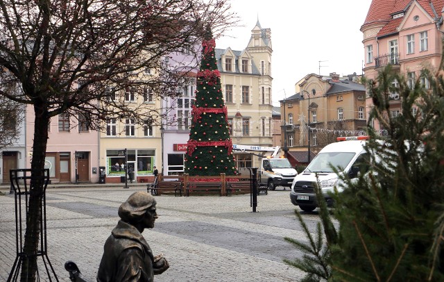 Na Rynku w Grudziądzu robi się świątecznie...