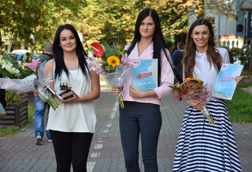 Od lewej: Miss Lata 2015 - Iza Ołowiak z Cybinki, I Wicemiss...