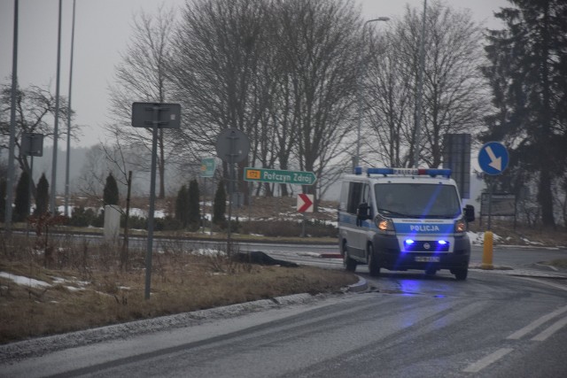 Policja na miejscu zdarzenia