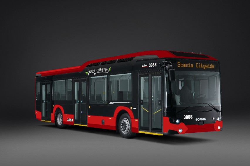Propozycja nowego malowania dla autobusów elektrycznych,...