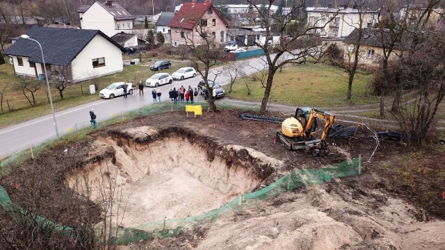 Miejsce, gdzie ma powstać gigantyczny maszt na pograniczu Kielc i gminy Sitkówka-Nowiny.