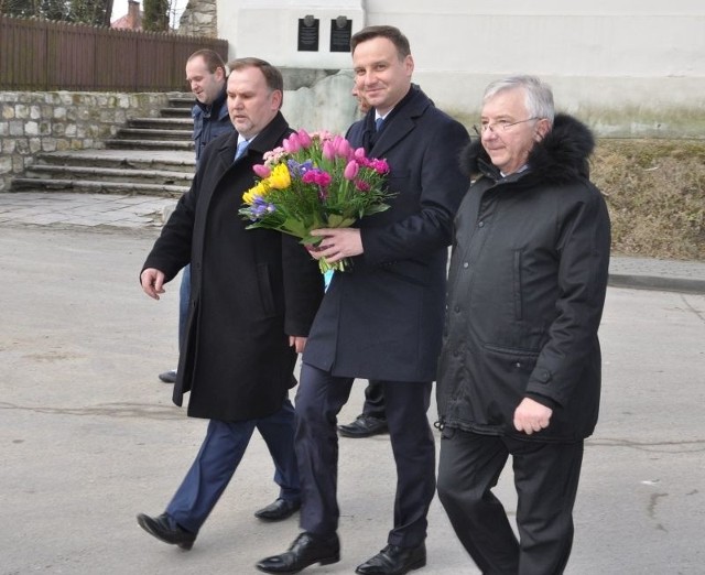 Andrzej Duda w Sandomierzu