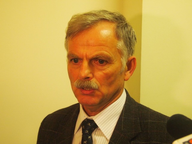 Prof. Ryszard Kolstrung z Uniwersytetu Rolniczego