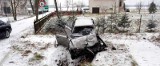 Zderzenie trzech samochodów. 78-latek nie wyhamował i trafił do szpitala. (zdjęcia)