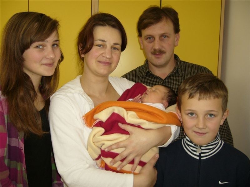 Sandra Tyc z rodziną