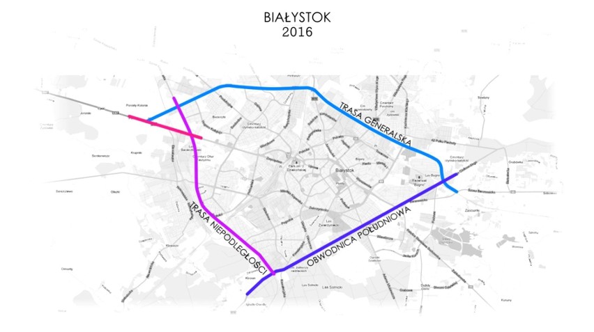 Trasa Niepodległości to zachodnia obwodnica Białegostoku....