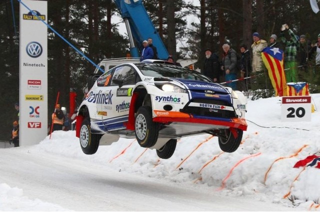 Załoga Synthos Cersanit Rally Team na trasie Rajdu Szwecji.
