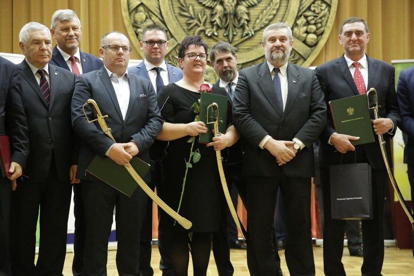 Gala Agrobiznesu 2018. Pamiątkowe zdjęcie z ministrem...