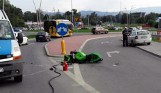 Nowy Sącz. Motocykliści ranni w zderzeniu z autem [ZDJĘCIA]