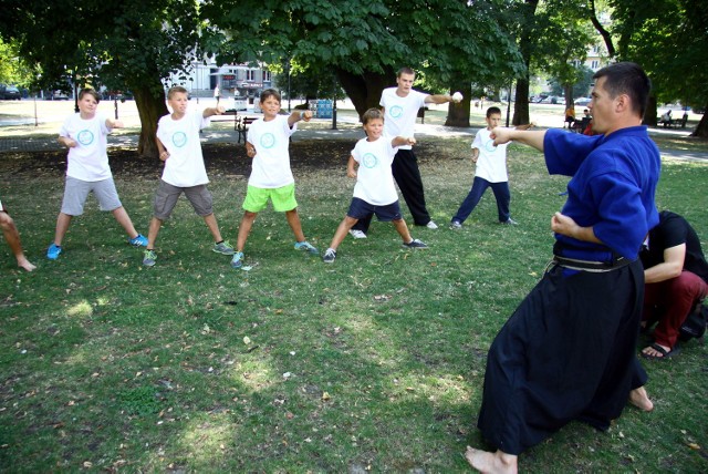 Wczoraj odbył się trening z Danielem Iwankiem, mistrzem karate