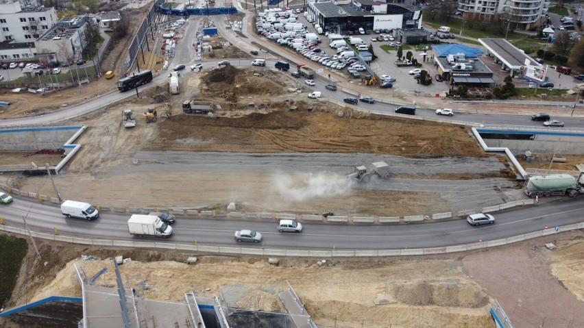 Kraków. 100-metrowy tunel samochodowy wzdłuż ulicy Opolskiej coraz bliżej ukończenia 