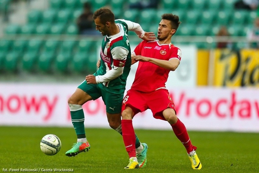 Śląsk Wrocław – Widzew Łódź 1:0. Trzy punkty dla WKS-u (WYNIK, ZDJĘCIA)