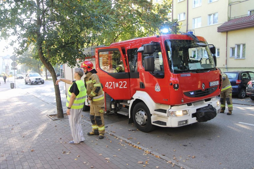 Chełmińscy strażacy prowadzili ćwiczenia w Pinokiu