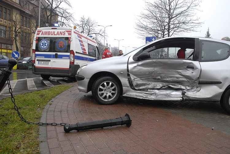 Na skrzyzowaniu ulic Anny Lajming i Tuwima doszlo do groLnej...