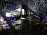 Wypadek autobusu z pracownikami w powiecie sulęcińskim. Dwie osoby poszkodowane