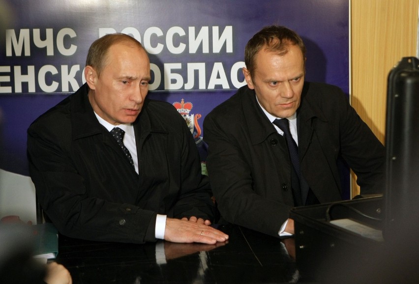 Władimir Putin i Donald Tusk